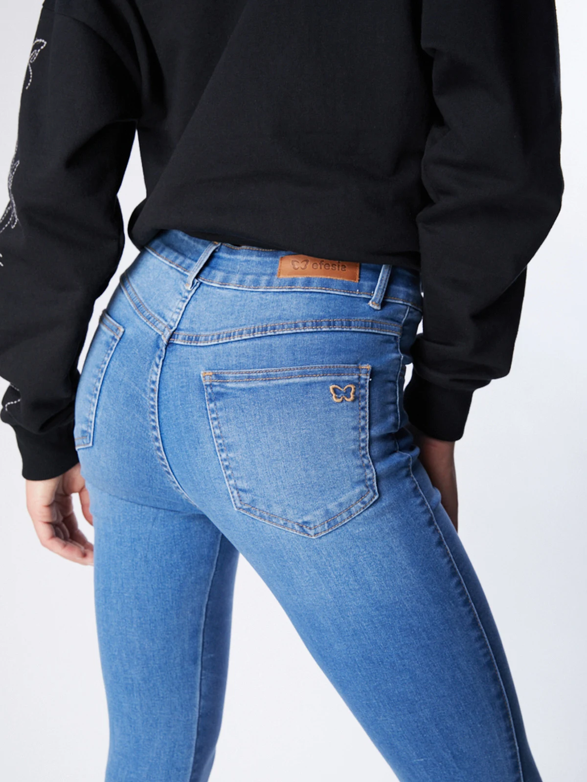 JEANS ALGODÓN MUJER EFESIS CELESTE ADELLE - 5