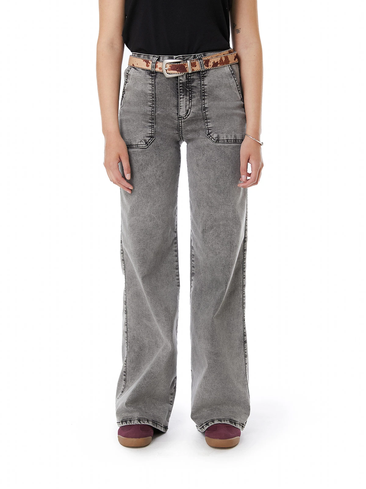 JEANS ALGODÓN MUJER EFESIS GRIS ZOE - 3