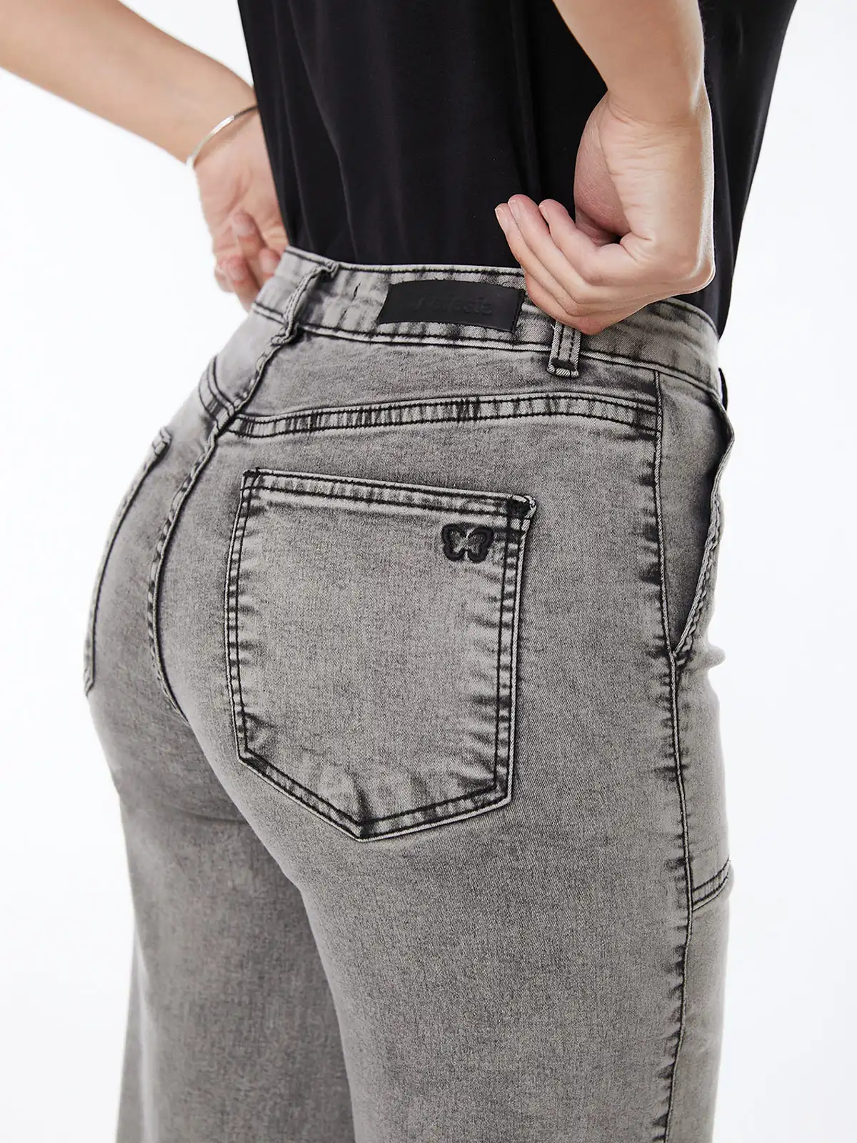 JEANS ALGODÓN MUJER EFESIS GRIS ZOE - 7