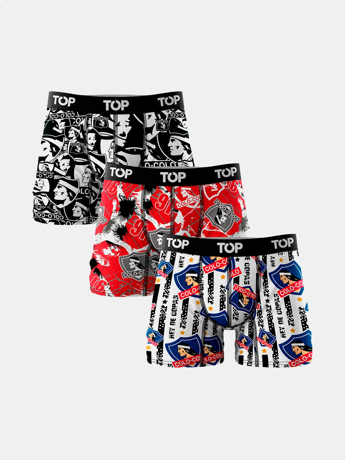 PACK 3 BÓXERS ALGODÓN HOMBRE TOP MULTICOLOR COLO COLO 208ACCP3C5 - 1