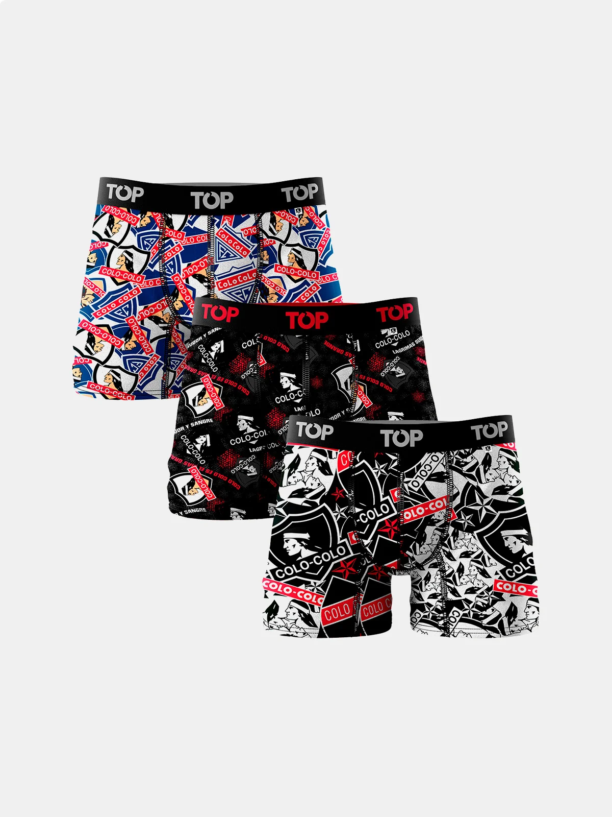 PACK 3 BÓXERS ALGODÓN HOMBRE TOP MULTICOLOR COLO COLO 208ACCP3C6 - 1