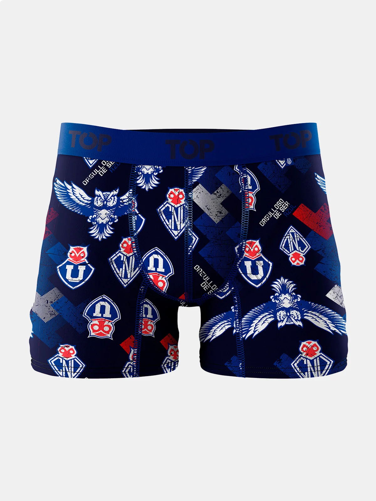 PACK 3 BÓXERS ALGODÓN HOMBRE TOP MULTICOLOR UNIVERSIDAD CHILE 208AUCHP3C6 - 3