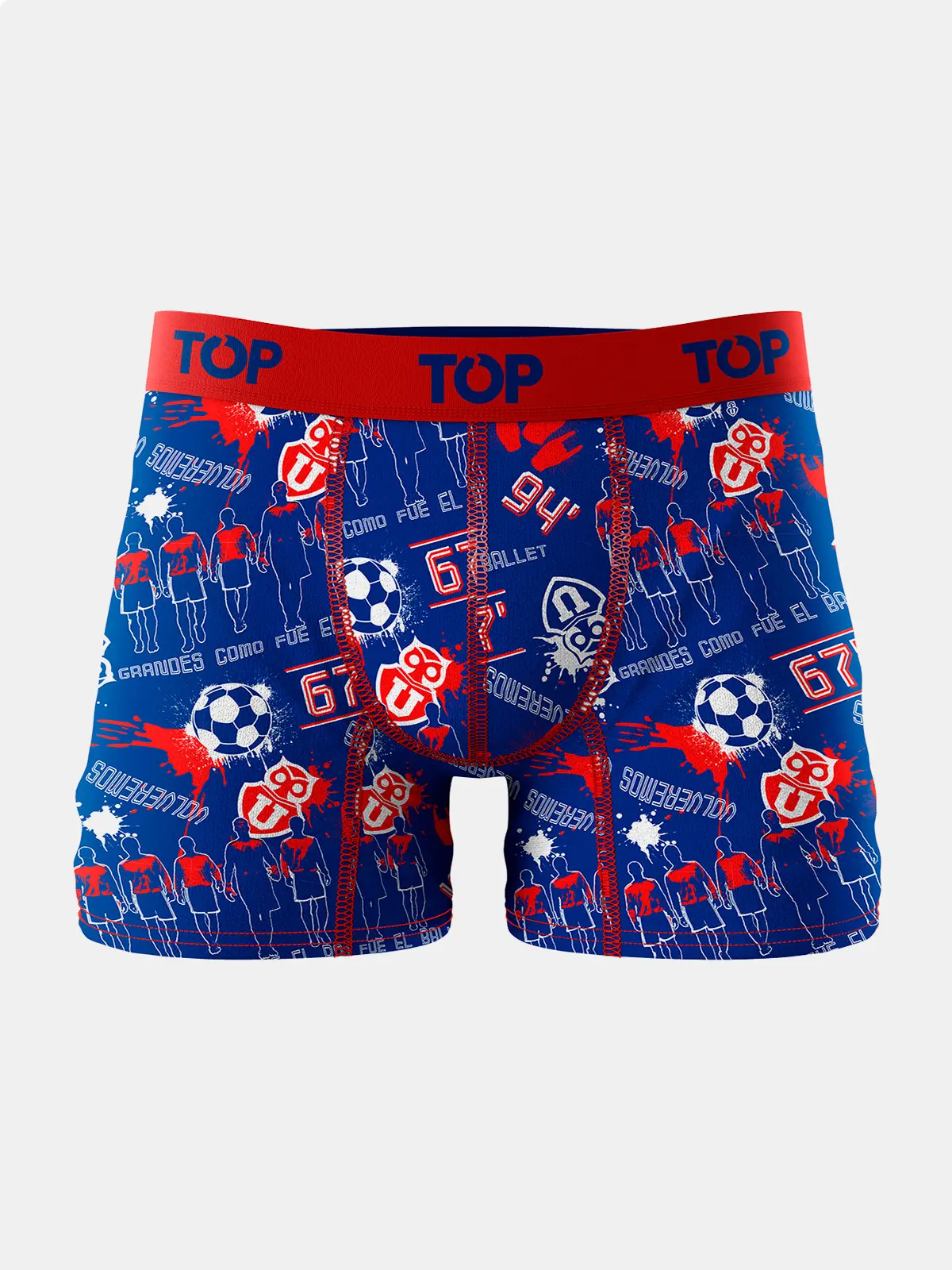PACK 3 BÓXERS ALGODÓN HOMBRE TOP MULTICOLOR UNIVERSIDAD CHILE 208AUCHP3C6 - 4