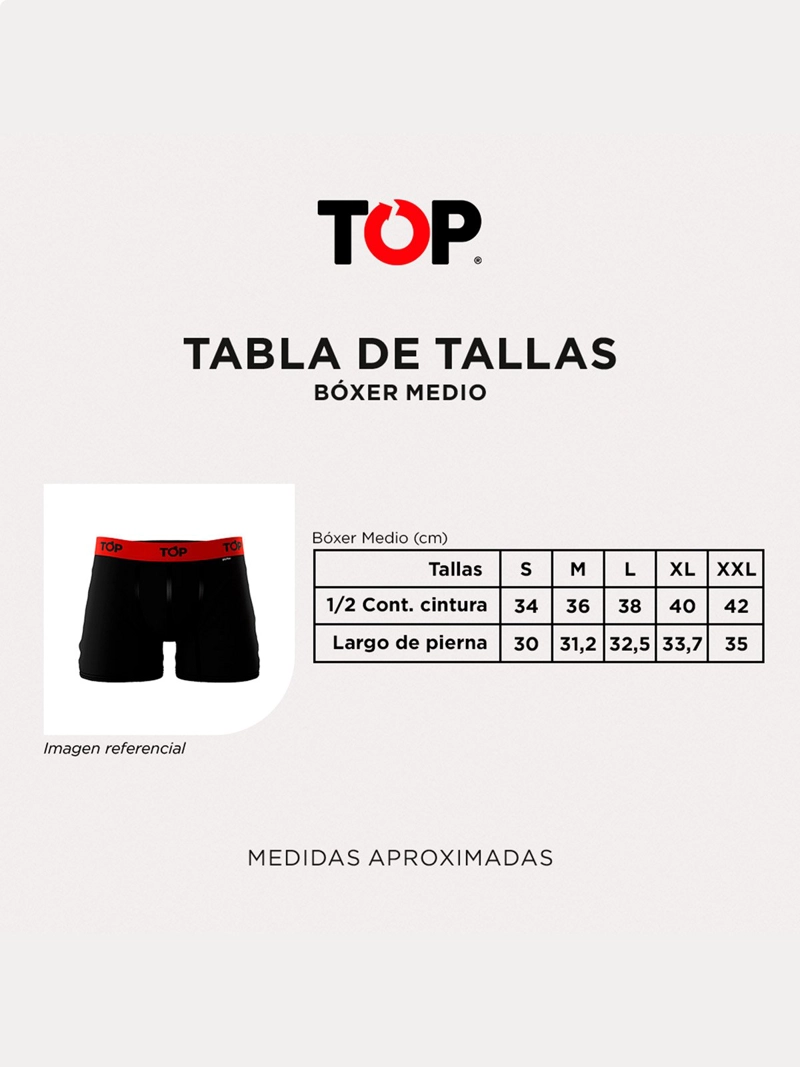 PACK 4 BÓXERS ALGODÓN HOMBRE TOP MULTICOLOR 208PKP4C9 - 6