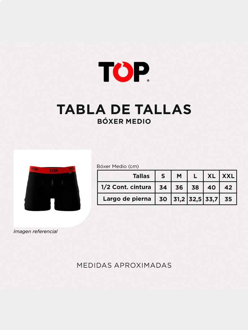 PACK 4 BÓXERS ALGODÓN HOMBRE TOP MULTICOLOR 208PKP4C9 - 6