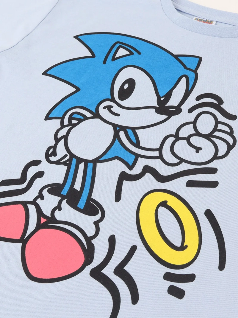 POLERA MANGA CORTA NIÑO SONIC PERSONAJE - 3