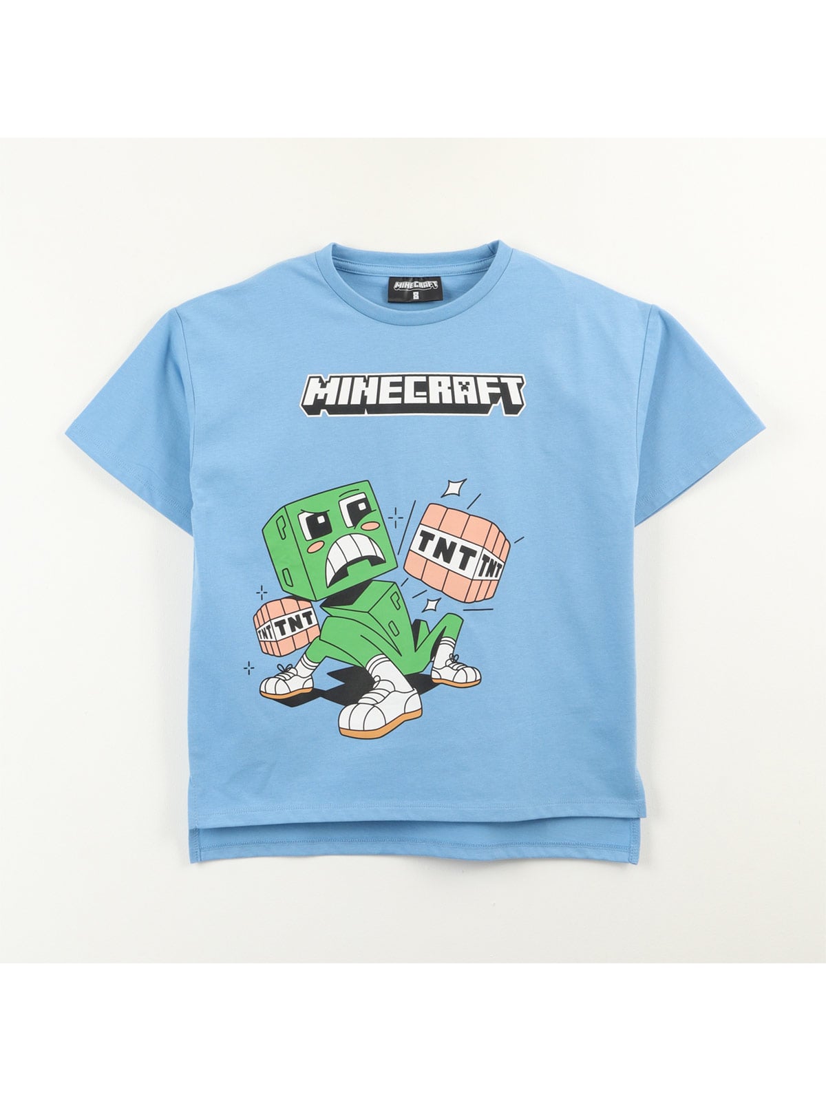 POLERA MANGA CORTA NIÑO MINECRAFT - 1