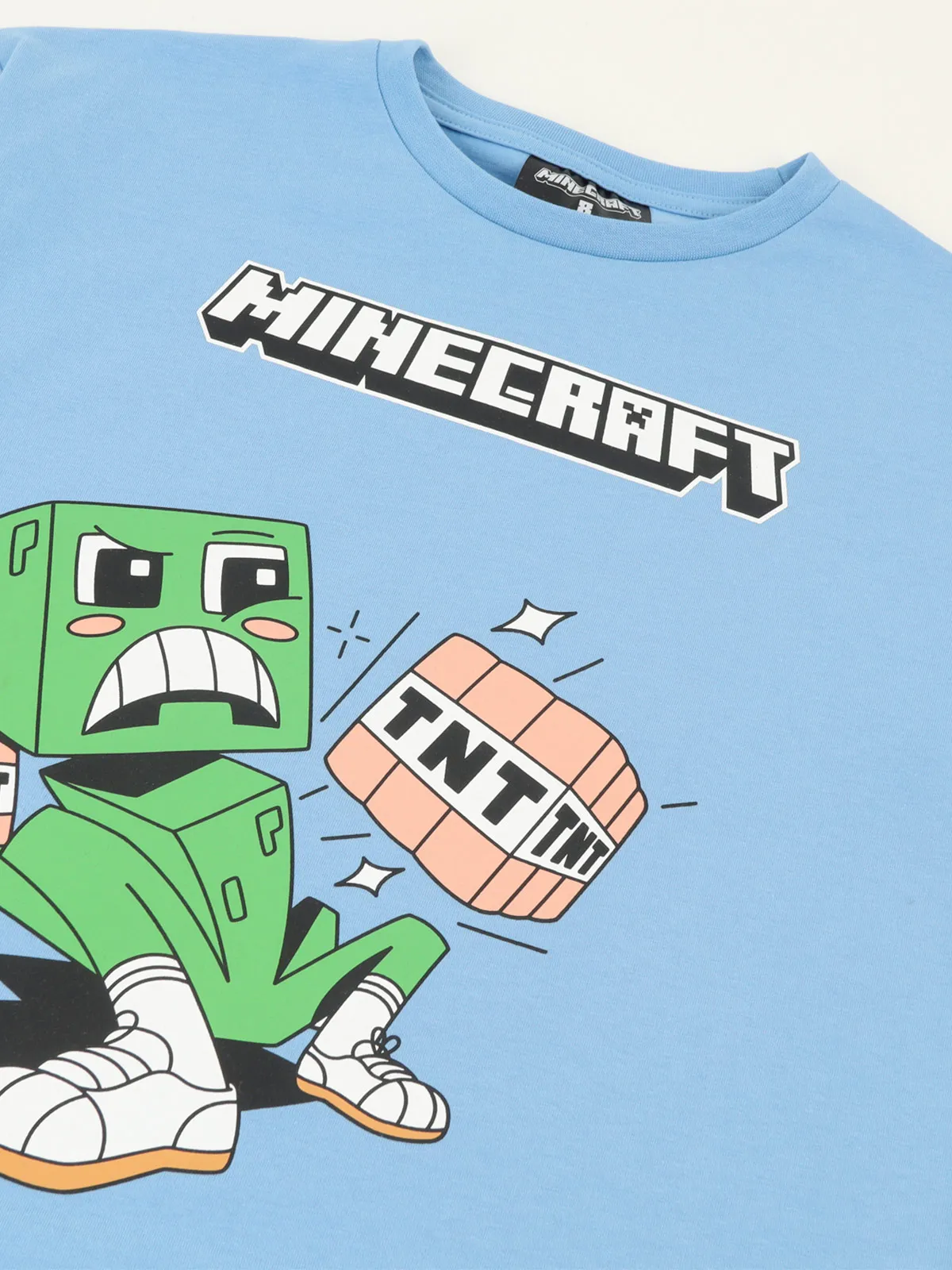 POLERA MANGA CORTA NIÑO MINECRAFT - 3
