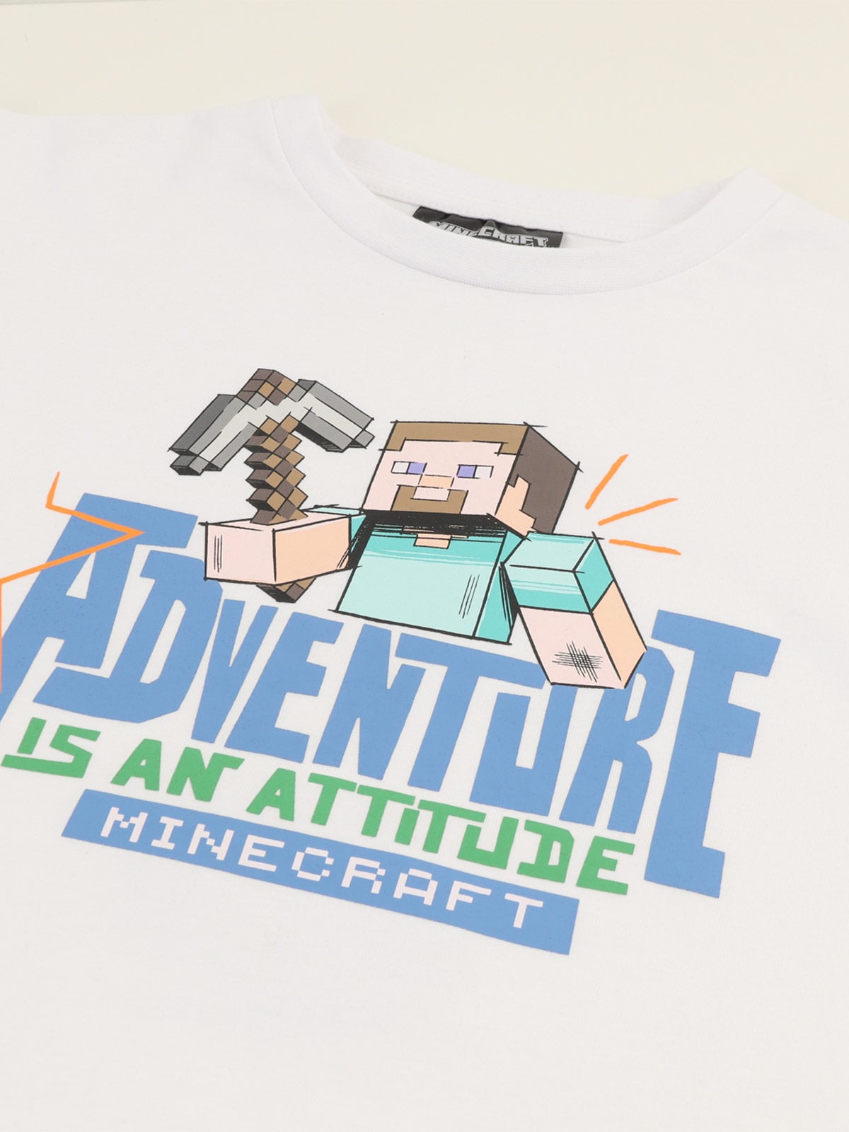 POLERA MANGA CORTA NIÑO MINECRAFT - 3
