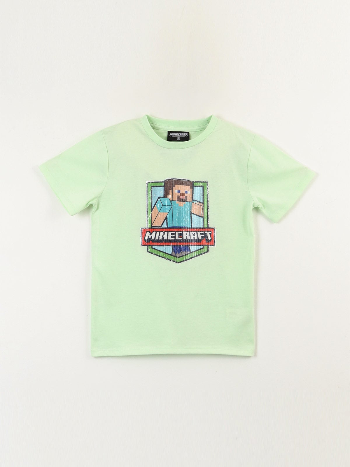 POLERA MANGA CORTA NIÑO MINECRAFT - 1