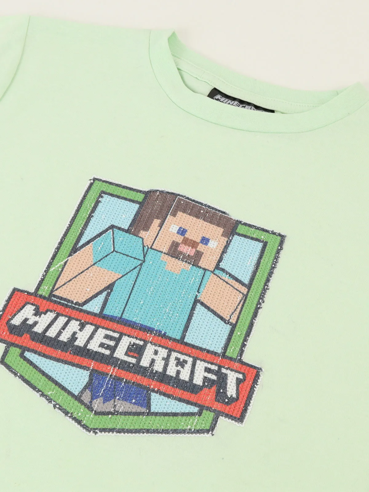 POLERA MANGA CORTA NIÑO MINECRAFT - 3