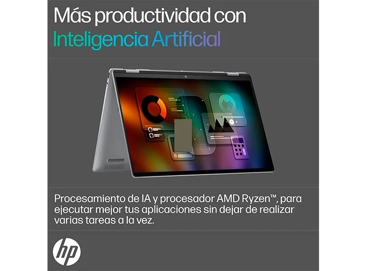 NOTEBOOK HP ENVY X360 16-AD0003LA AMD RYZEN 7 16 GB RAM 1 TB SSD PANTALLA TOUCH 16" - 9