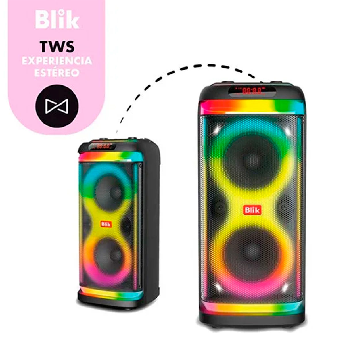PARLANTE BLUETOOTH BLIK LIGHTMAX6 NEGRO - 12