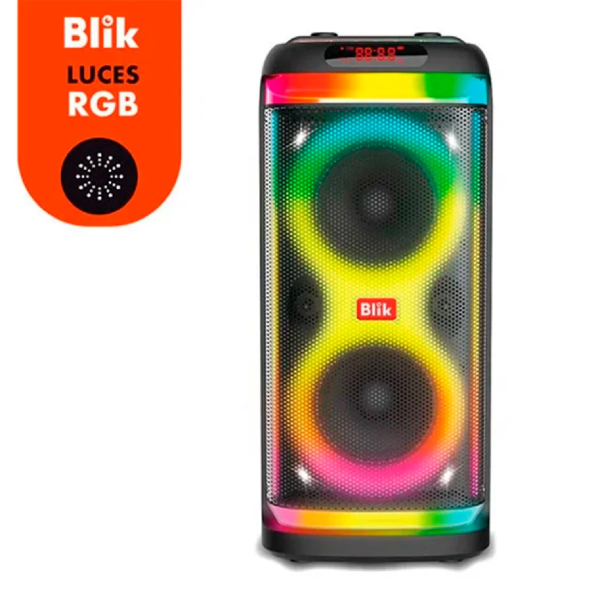 PARLANTE BLUETOOTH BLIK LIGHTMAX6 NEGRO - 8
