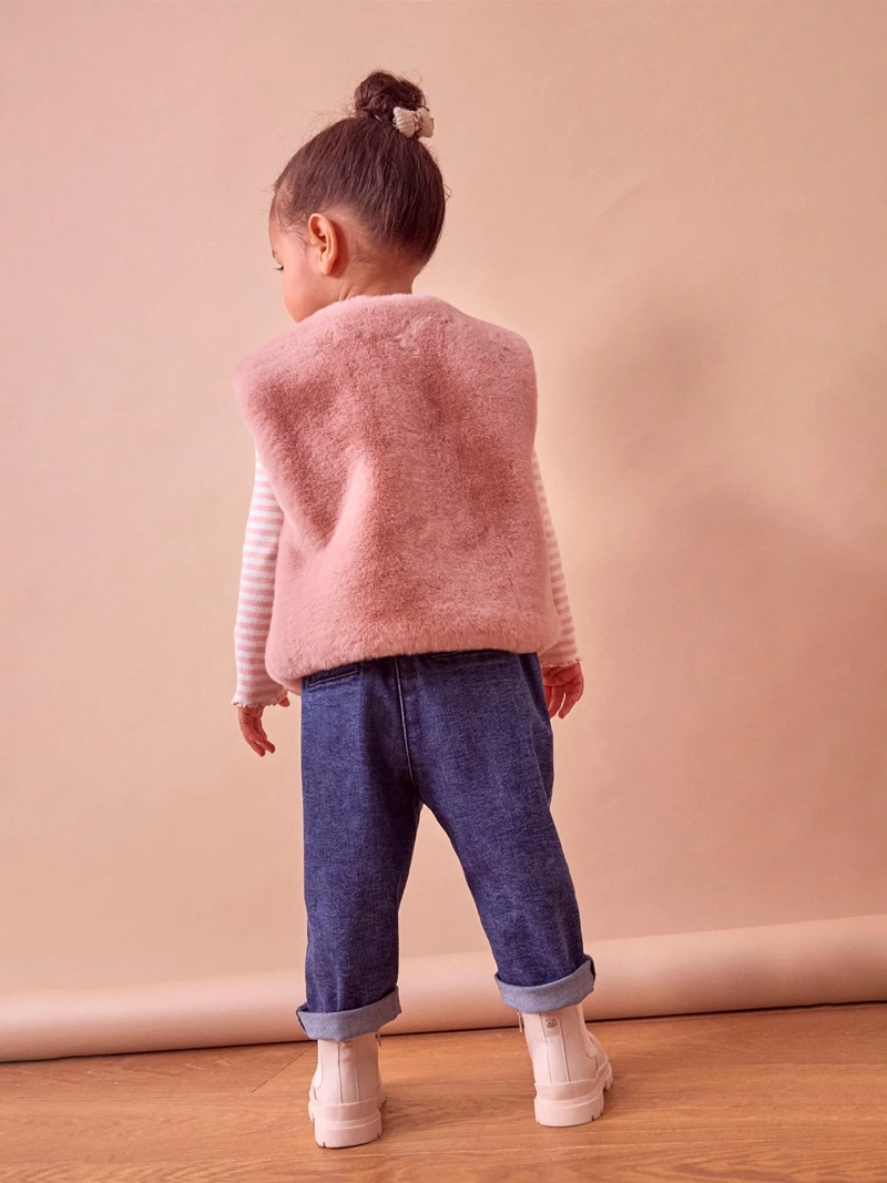 CHAQUETA NIÑA NEXT ROSADO CORTA - 2