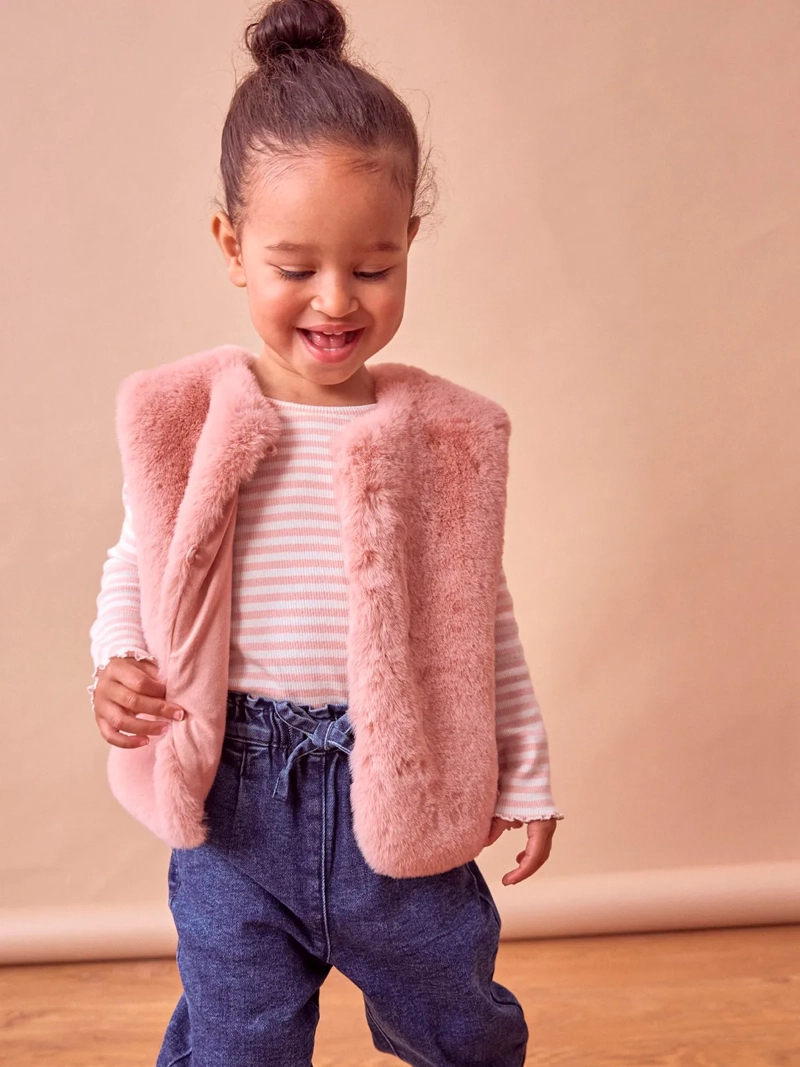 CHAQUETA NIÑA NEXT ROSADO CORTA - 3