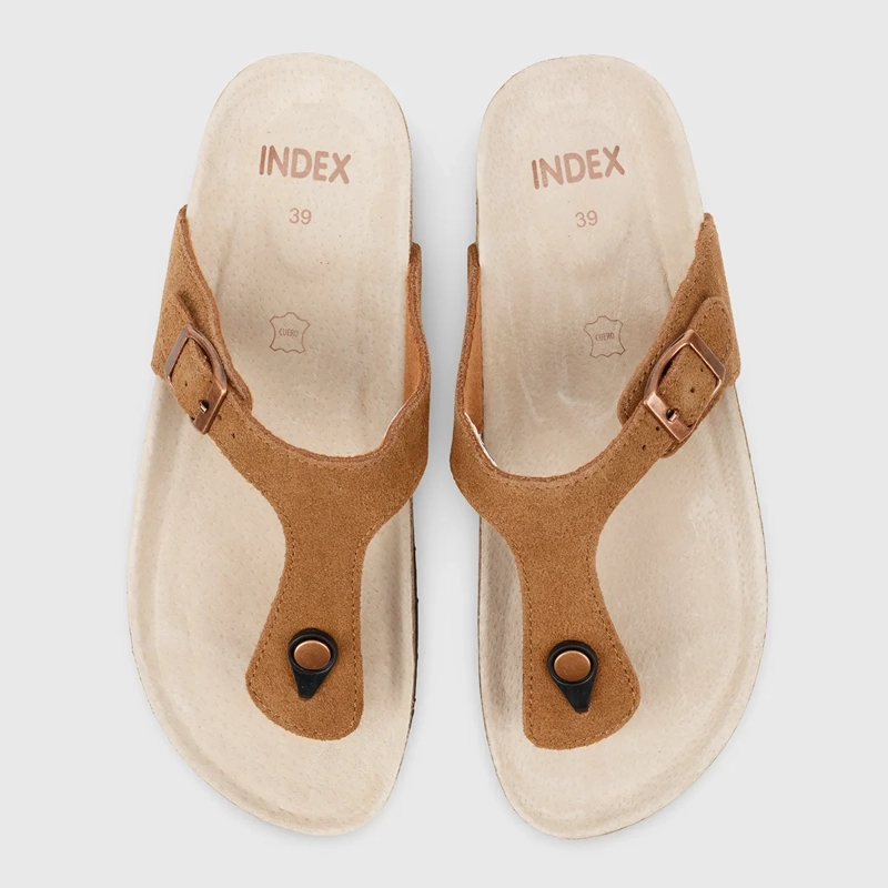 SANDALIAS MUJER INDEX IHOMY2 CUERO - 4