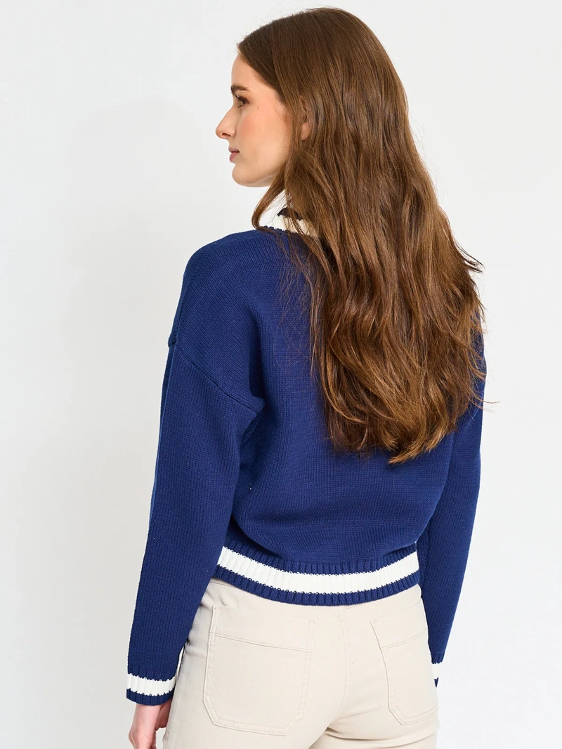 SWEATER MANGA LARGA ALGODÓN MUJER INDEX COLLEGE - 2