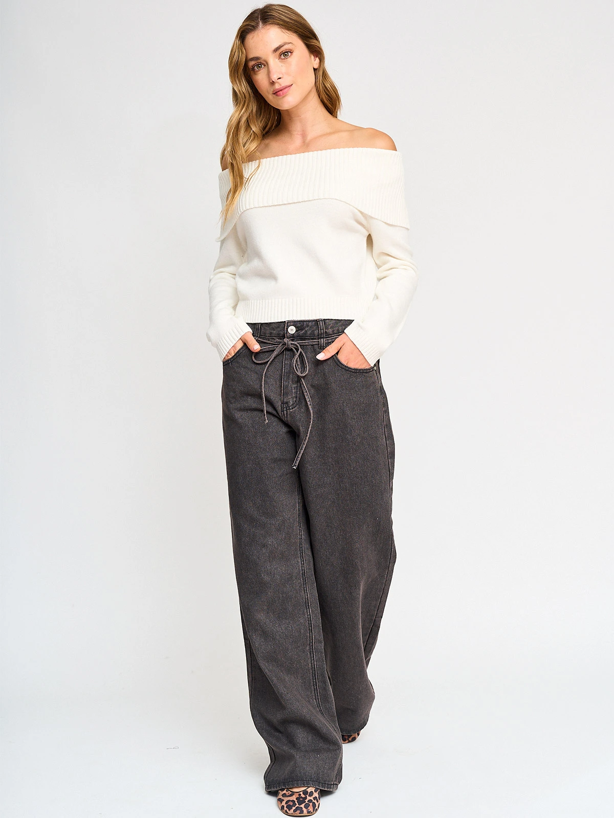 SWEATER MANGA LARGA MUJER INDEX BARDOT - 4