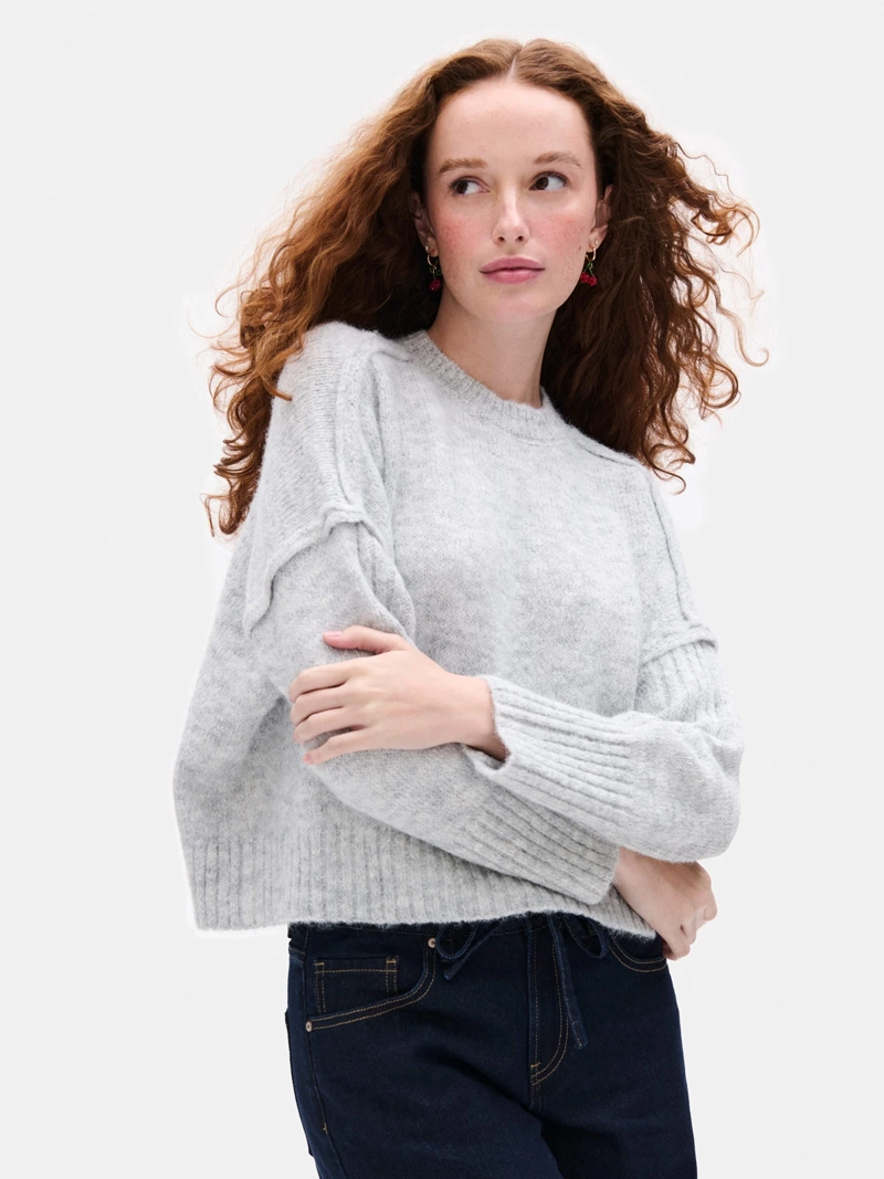 SWEATER MANGA LARGA MUJER INDEX SUAVE