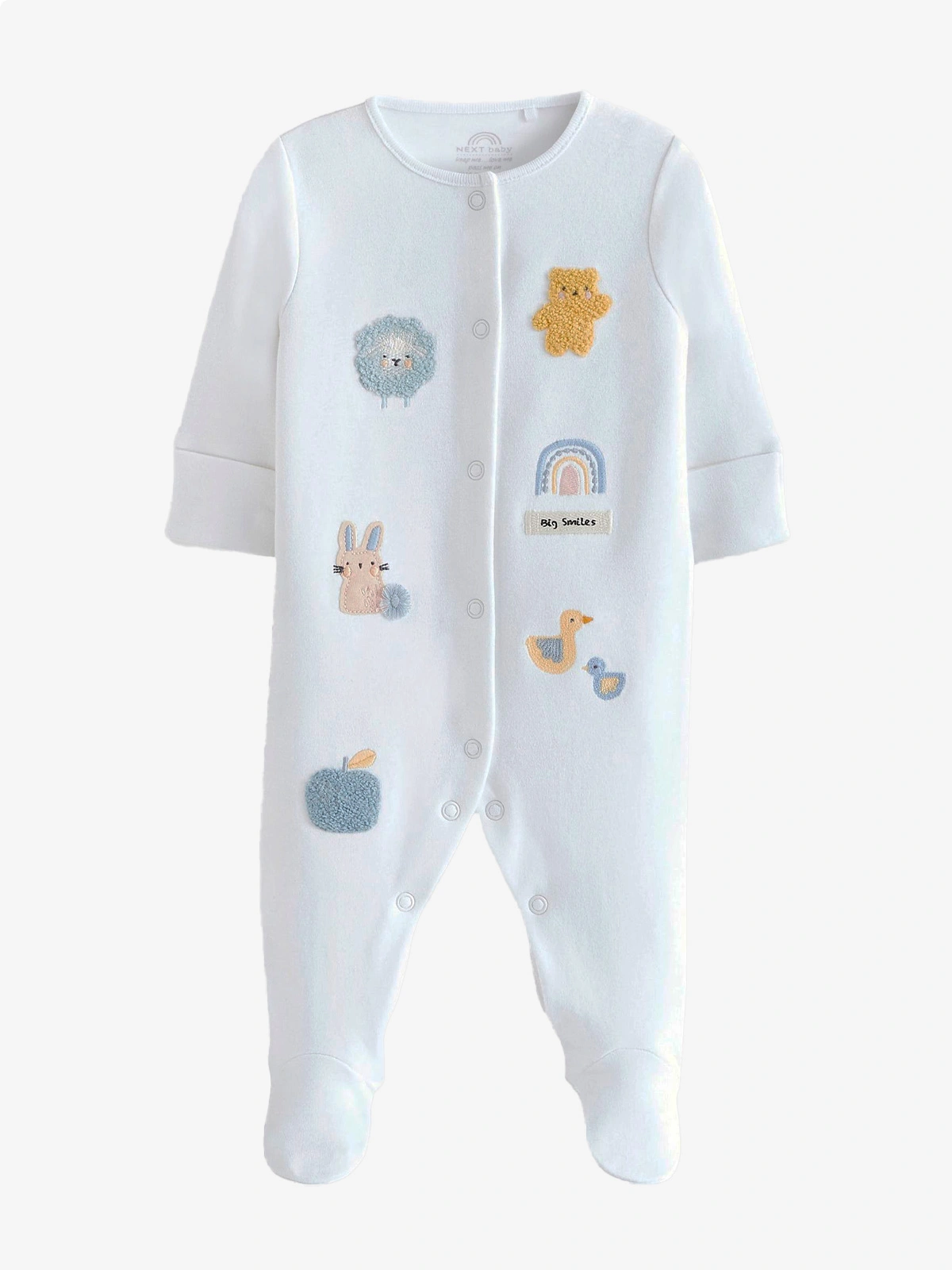 PACK 3 OSITOS ALGODÓN UNISEX NEXT BLANCO LARGOS - 3