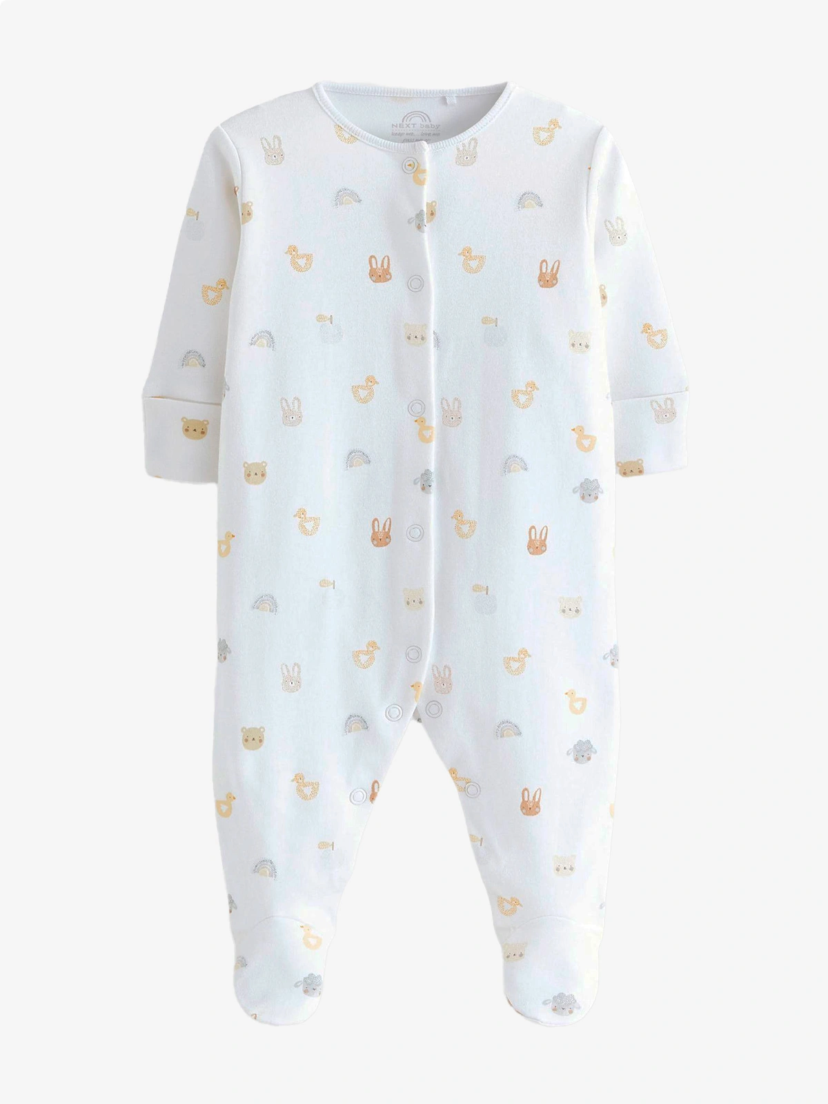 PACK 3 OSITOS ALGODÓN UNISEX NEXT BLANCO LARGOS - 4
