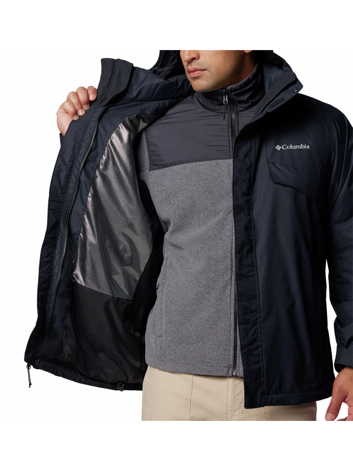 CHAQUETA HOMBRE COLUMBIA BUGABOO III JACKET NEGRO - 3