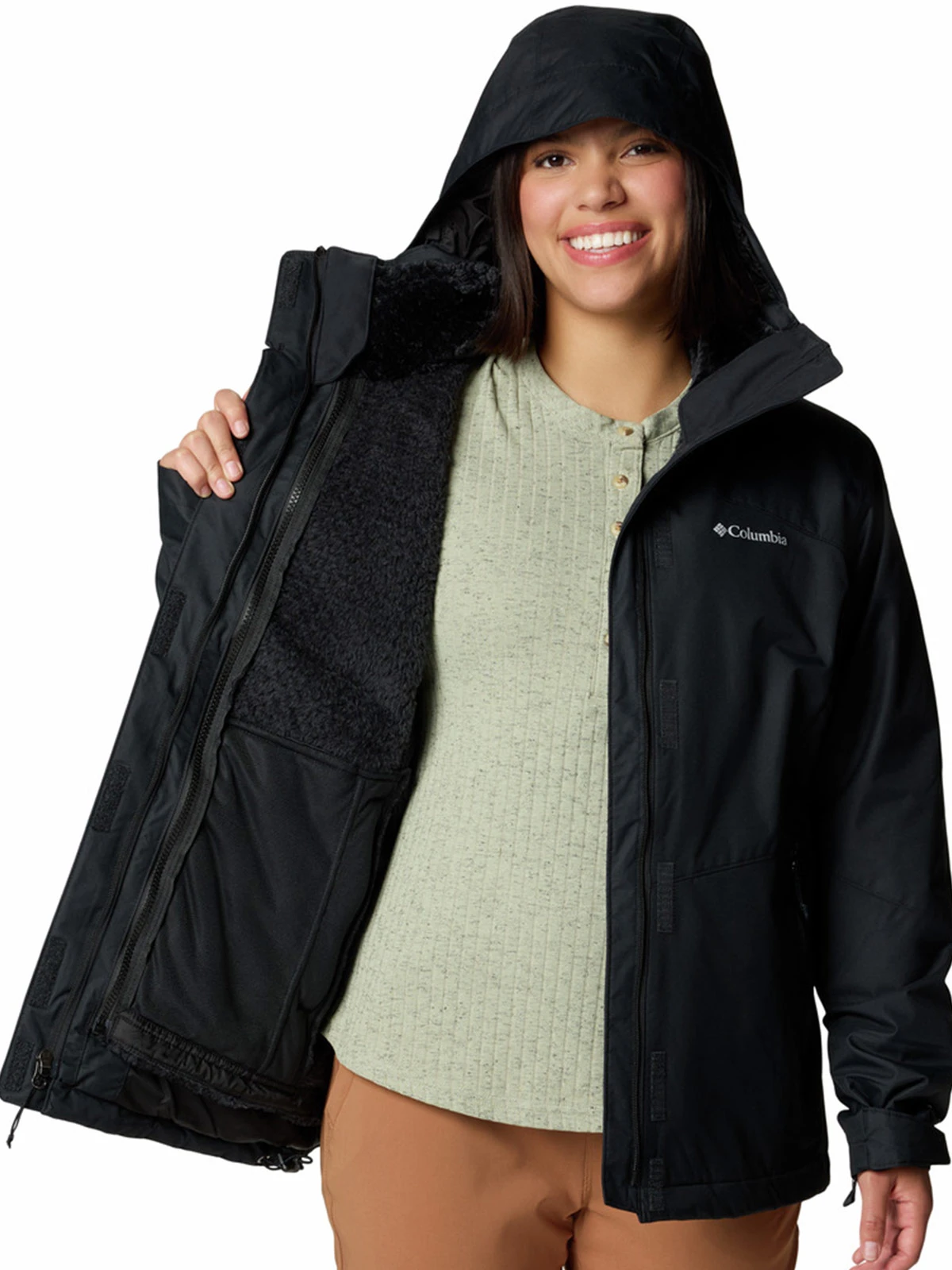 CHAQUETA MUJER COLUMBIA BUGABOO III JACKET NEGRO - 2