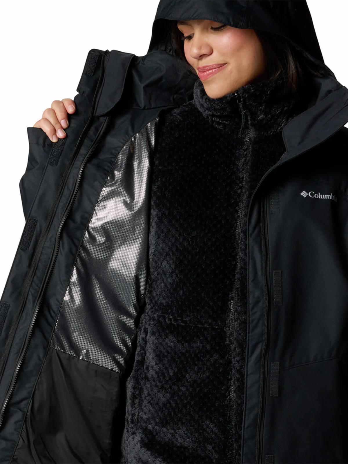 CHAQUETA MUJER COLUMBIA BUGABOO III JACKET NEGRO - 5