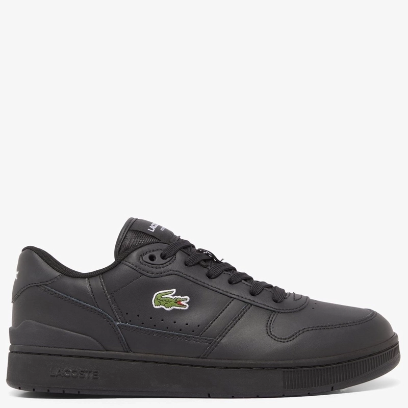 ZAPATILLAS HOMBRE LACOSTE URBANAS NEGRO T-CLIP CUERO - 1