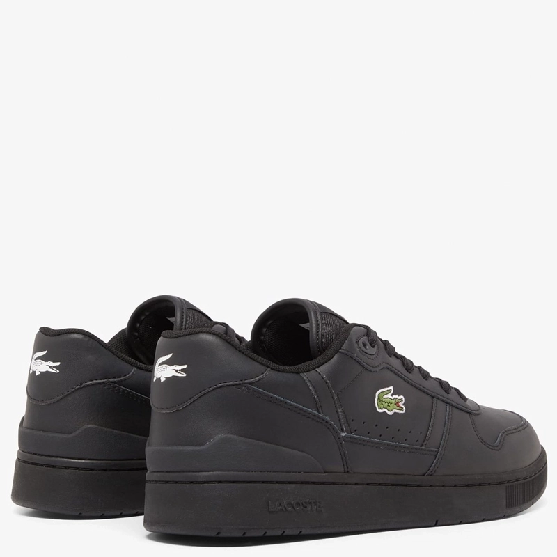 ZAPATILLAS HOMBRE LACOSTE URBANAS NEGRO T-CLIP CUERO - 3