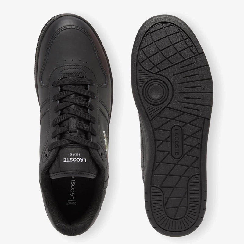 ZAPATILLAS HOMBRE LACOSTE URBANAS NEGRO T-CLIP CUERO - 4