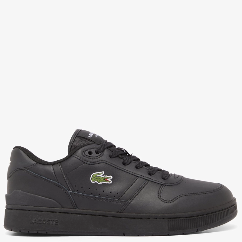 ZAPATILLAS HOMBRE LACOSTE URBANAS NEGRO T-CLIP CUERO - 1
