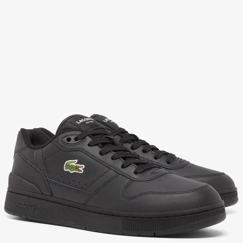 ZAPATILLAS HOMBRE LACOSTE URBANAS NEGRO T-CLIP CUERO - 2