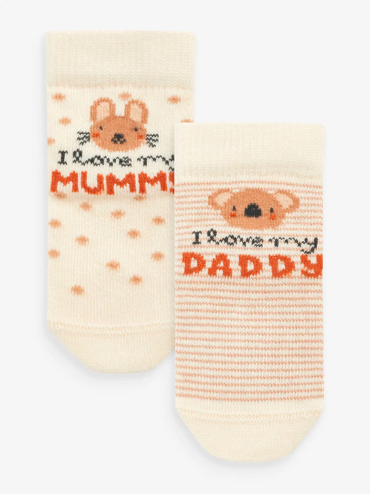 CALCETINES UNISEX NEXT CREMA CLÁSICO - 1