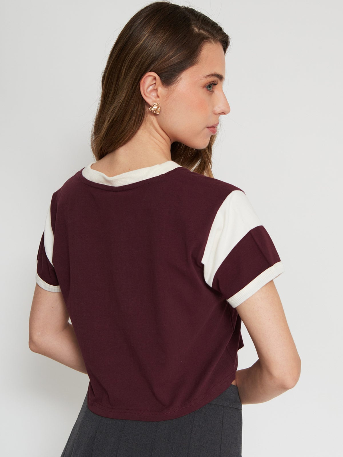 POLERA MANGA CORTA ALGODÓN MUJER INDEX BÁSICA - 2
