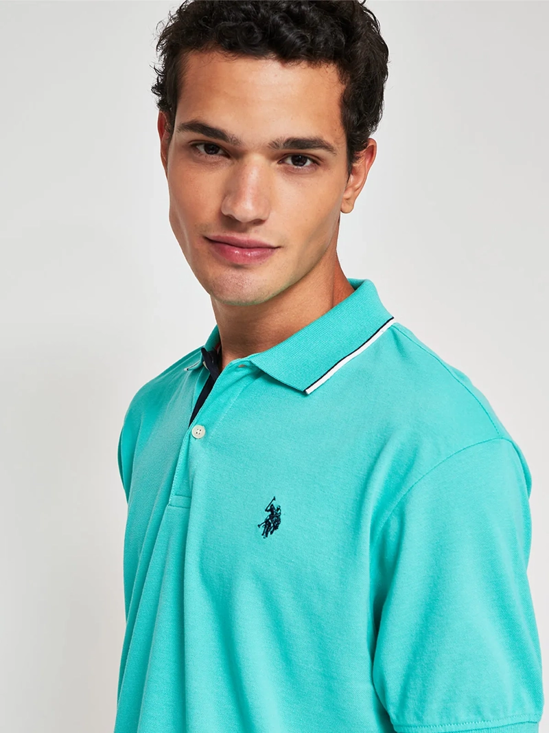 POLERA HOMBRE US POLO ASSN ALGODÓN MANGA CORTA - 3