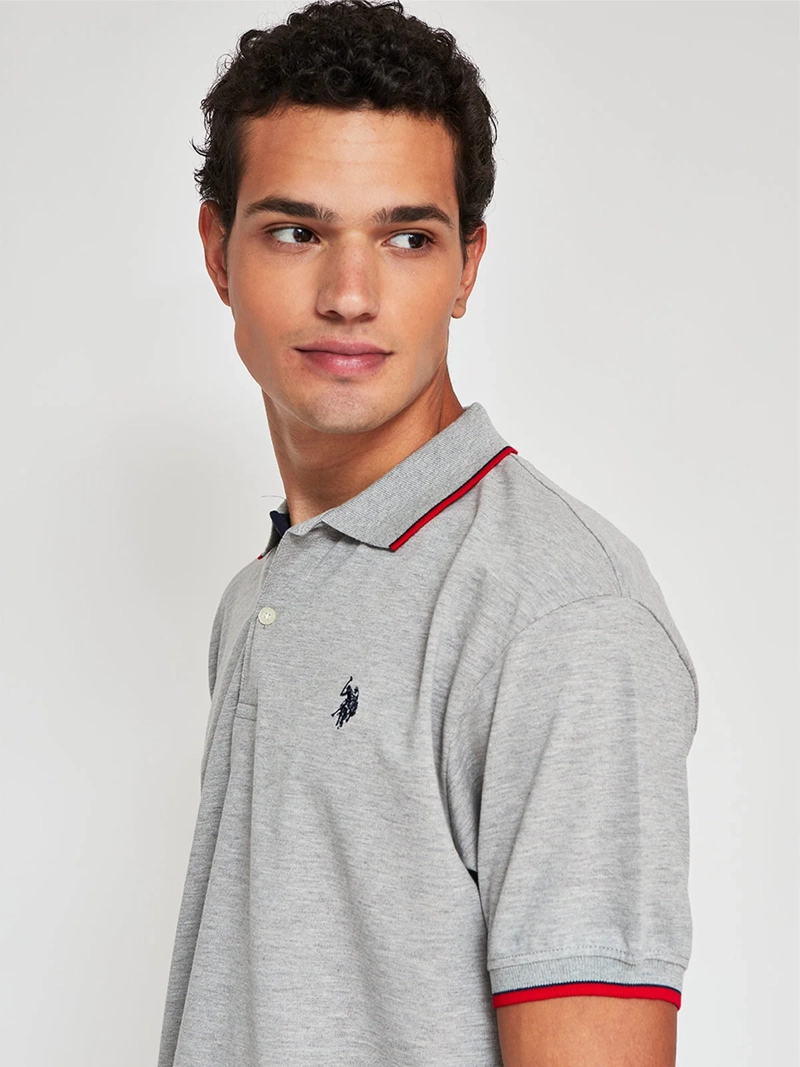 POLERA HOMBRE US POLO ASSN ALGODÓN MANGA CORTA - 3