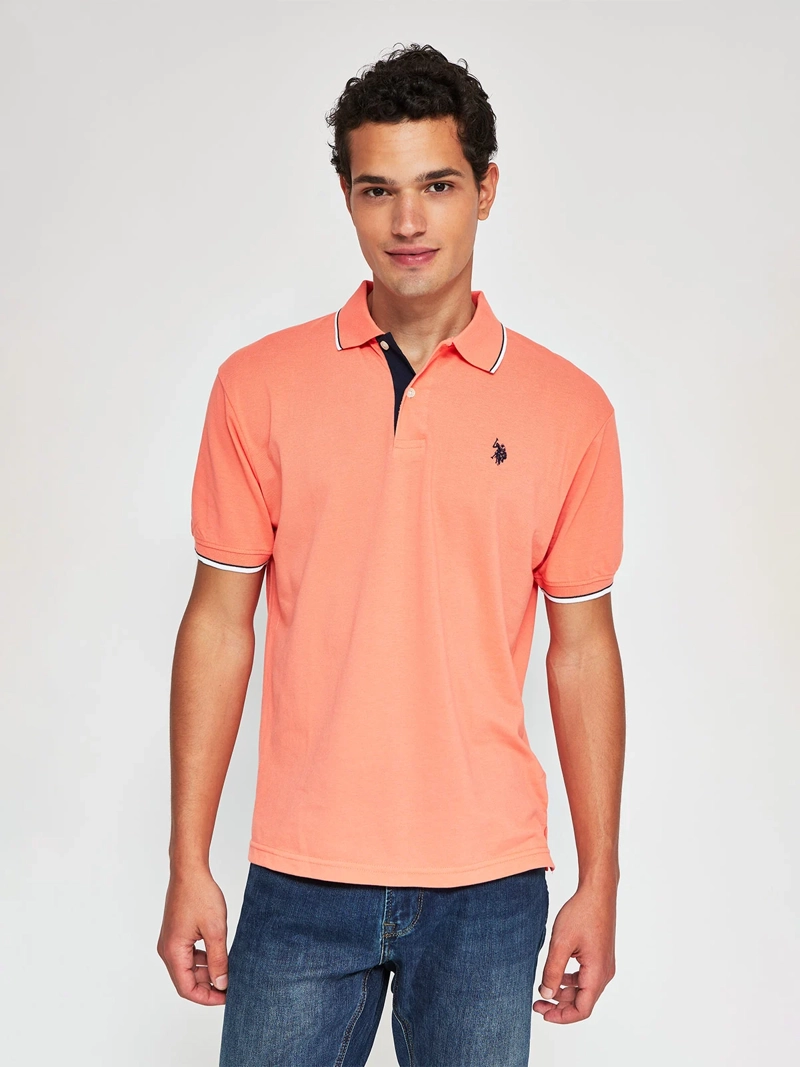 POLERA HOMBRE US POLO ASSN ALGODÓN MANGA CORTA - 1