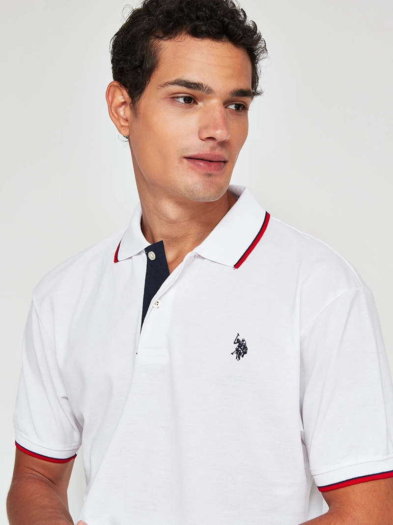 POLERA HOMBRE US POLO ASSN ALGODÓN MANGA CORTA - 3
