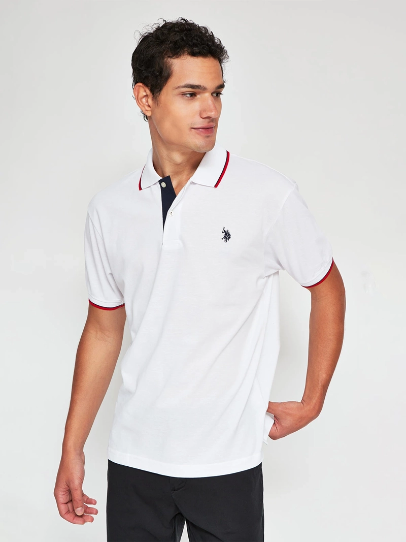 POLERA HOMBRE US POLO ASSN ALGODÓN MANGA CORTA