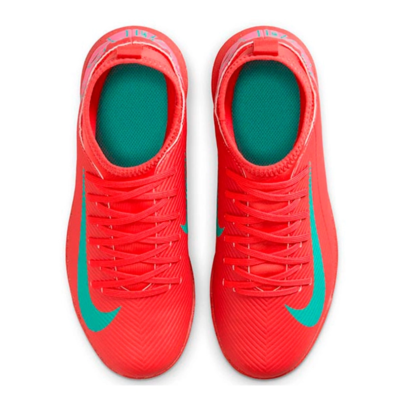 ZAPATILLAS NIÑO NIKE FÚTBOL ROJO JR MERCURIAL SUPERFLY 10 CLUB - 4
