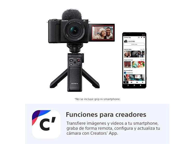 CÁMARA MIRRORLESS SONY ZV-E10 II PARA BLOGS 4K UHD 27MP + LENTE SELP16502 - 11