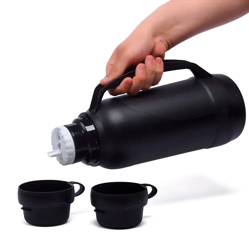 TERMO LÍQUIDO THERMOS NEW MATERO 1 LITRO NEGRO - 3