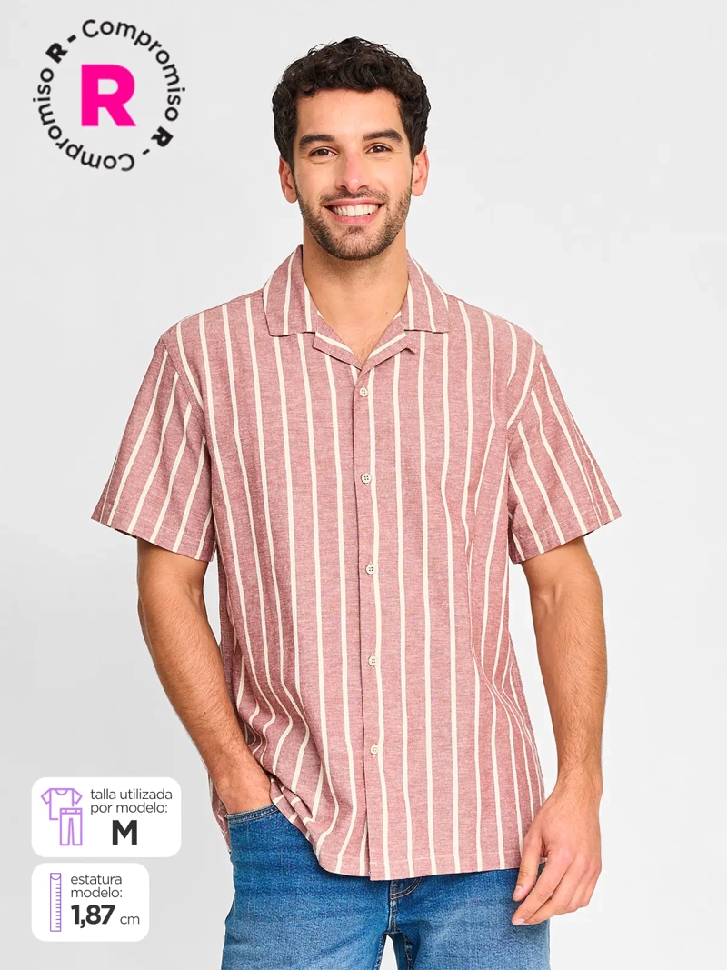CAMISA MANGA CORTA ALGODÓN HOMBRE AEROPOSTALE DISLA