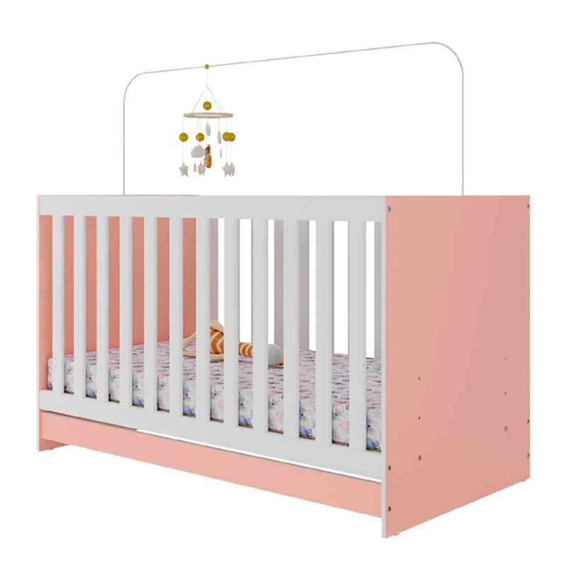 CUNA KIDSCOOL MP0527R.0003 ROSADO NEW 3 FUNCIONES - 2