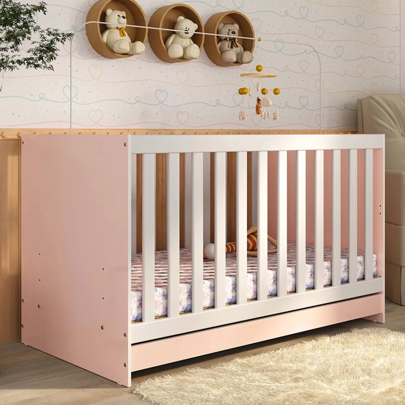 CUNA KIDSCOOL MP0527R.0003 ROSADO NEW 3 FUNCIONES - 6