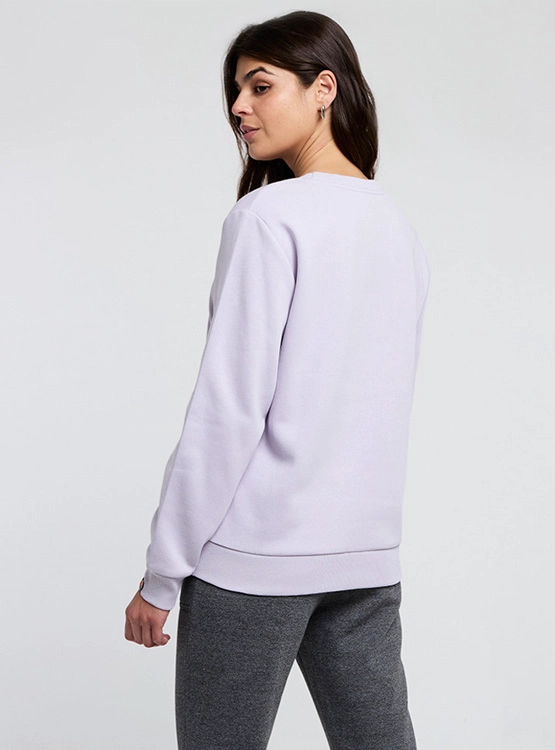 POLERÓN MUJER ELLESSE CONSUELO LILA MANGA LARGA - 2