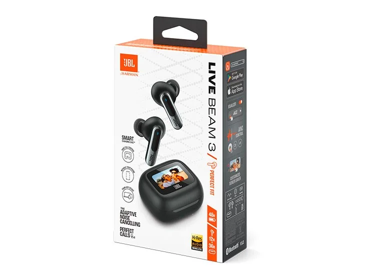 AUDÍFONOS JBL IN EAR LIVE BEAM 3 NEGRO BLUETOOTH - 12