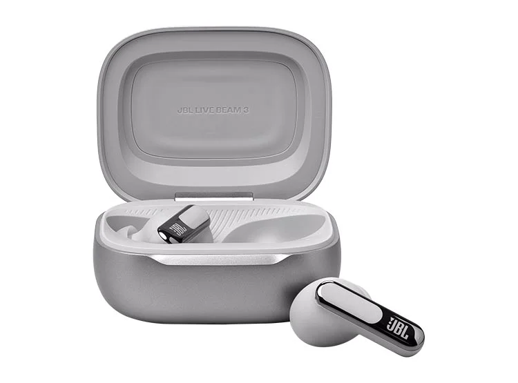 AUDÍFONOS JBL IN EAR LIVE BEAM 3 PLATA BLUETOOTH - 3